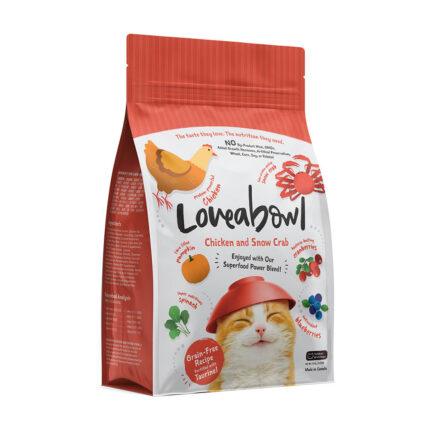 LoveaBowl For Cats All Life Stages Chicken And Snow Crab